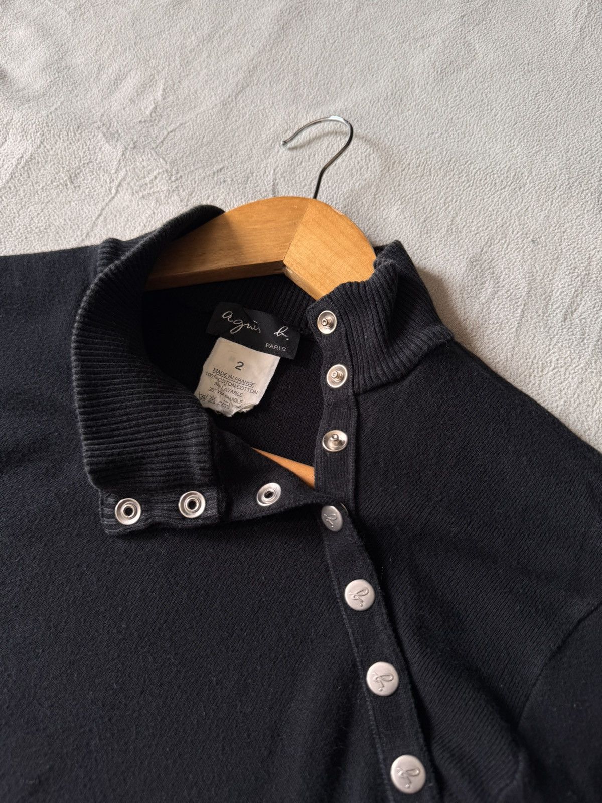 agnes b. Agnès b. Asymmetrical Snap-Button knit Size S / US 4 / IT 40 - 6 Thumbnail