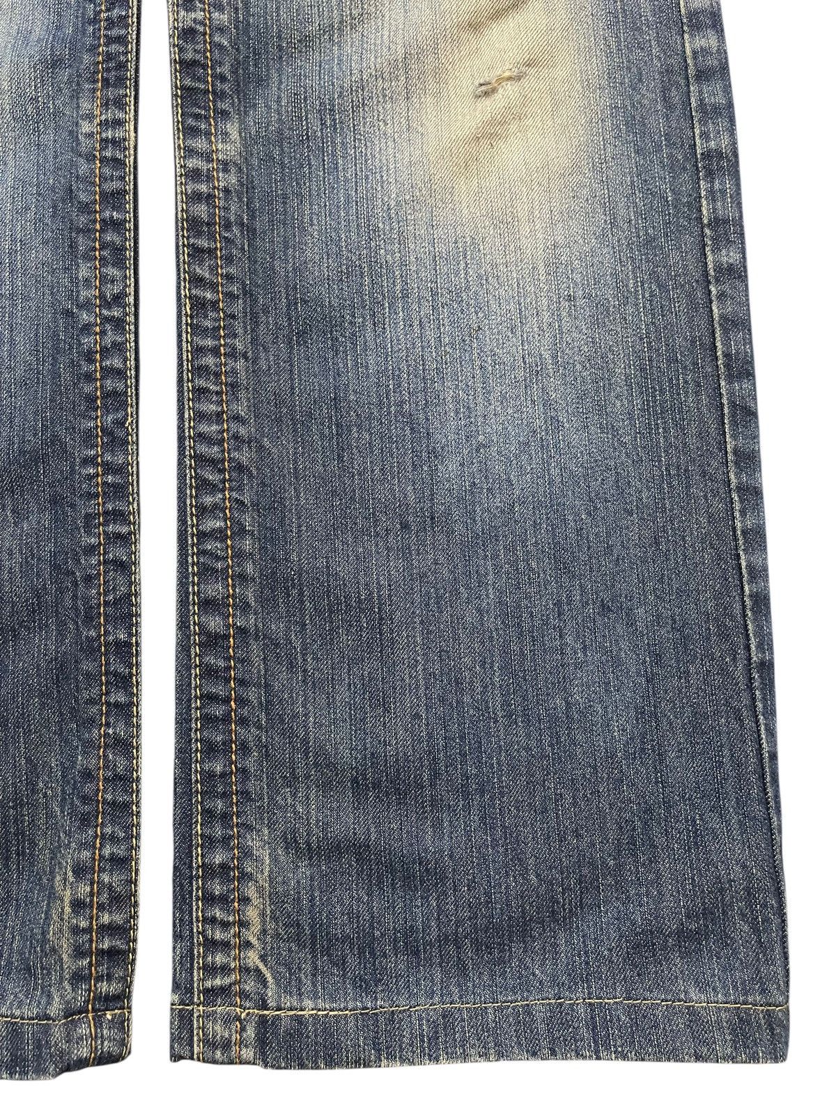 14th Addiction Vintage Japanese Brand Blue Mud Stone Wash Style Loose Jeans Size US 32 / EU 48 - 8 Thumbnail