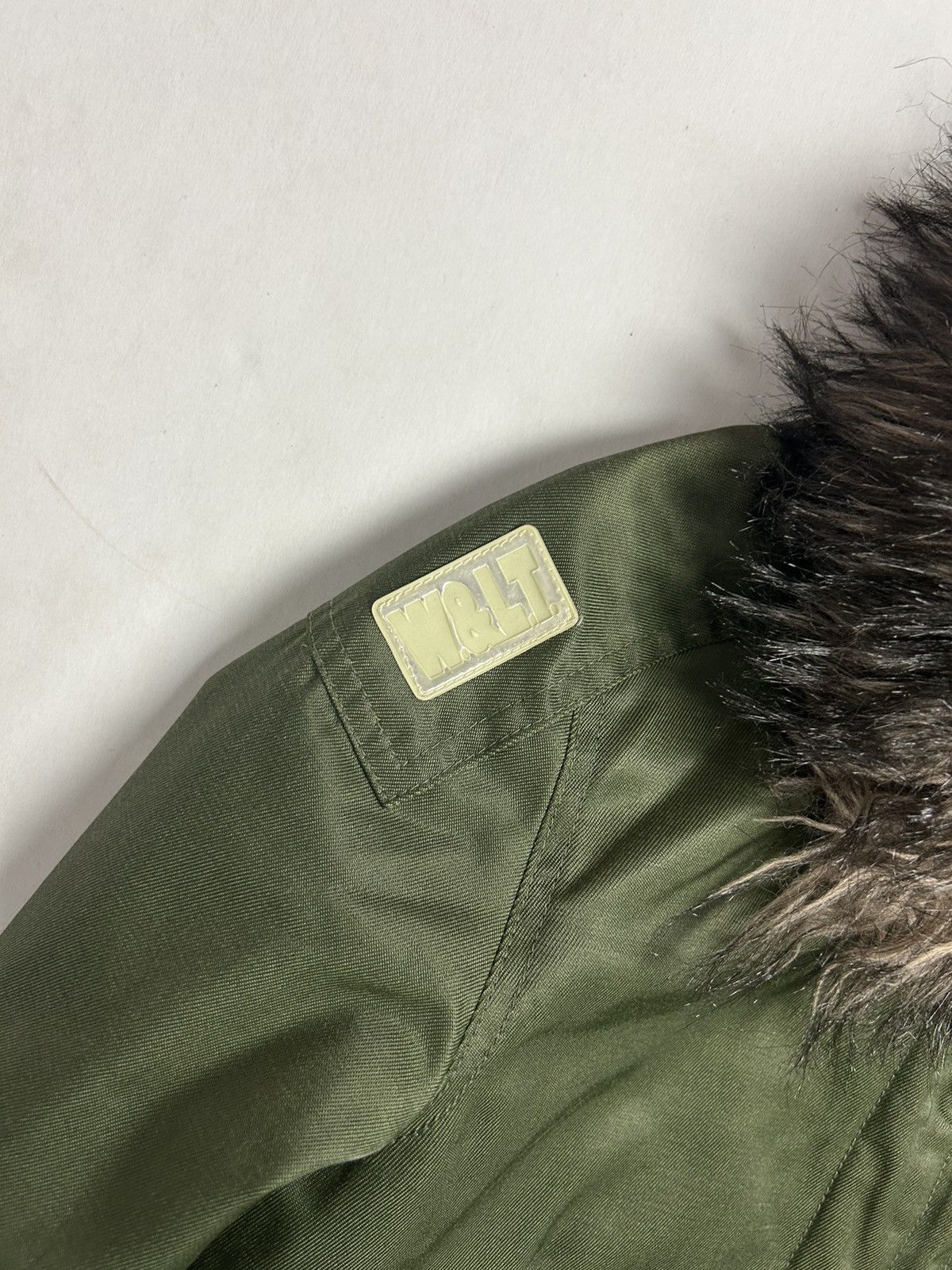 W&LT VTG 99’ Wild&Lethal Trash Army Fur Jacket Size US M / EU 48-50 / 2 - 2 Thumbnail