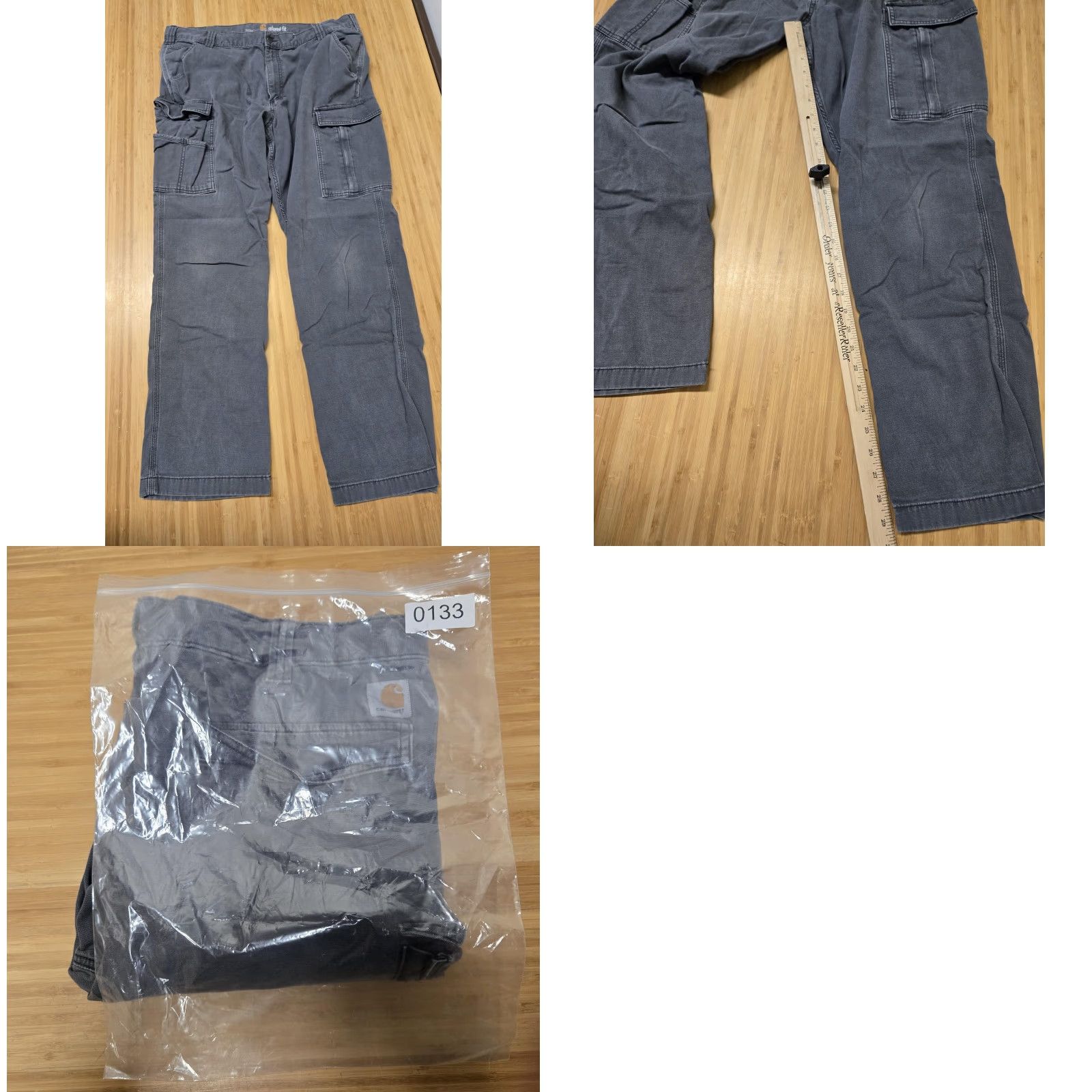 Carhartt Carhartt Pants Mens 40x32 Gray Cargo Relaxed Fit Work Utility Stretch 103574 Size US 40 / EU 56 - 8 Thumbnail