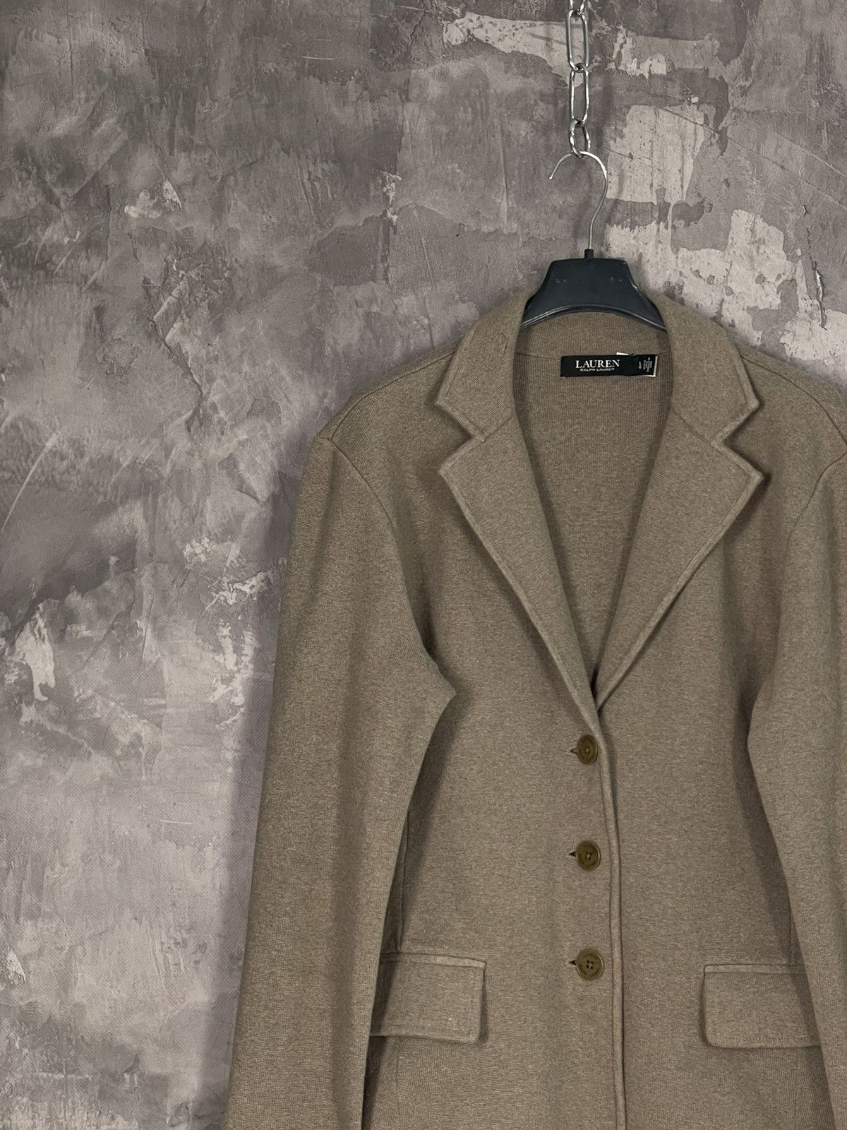 Polo Ralph Lauren × Ralph Lauren Avant Garde Ralph Lauren Knit Heavy Luxury Coat Size L / US 10 / IT 46 - 3 Thumbnail