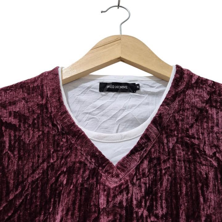Yohji Yamamoto Yohji yamamoto velved long slevee Size US L / EU 52-54 / 3 - 4 Thumbnail