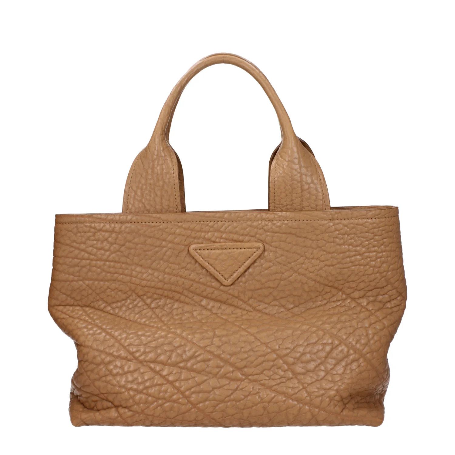 Prada ob1o1e1124 Size: OS / Leather Handbag in Brown Size ONE SIZE - 1 Thumbnail