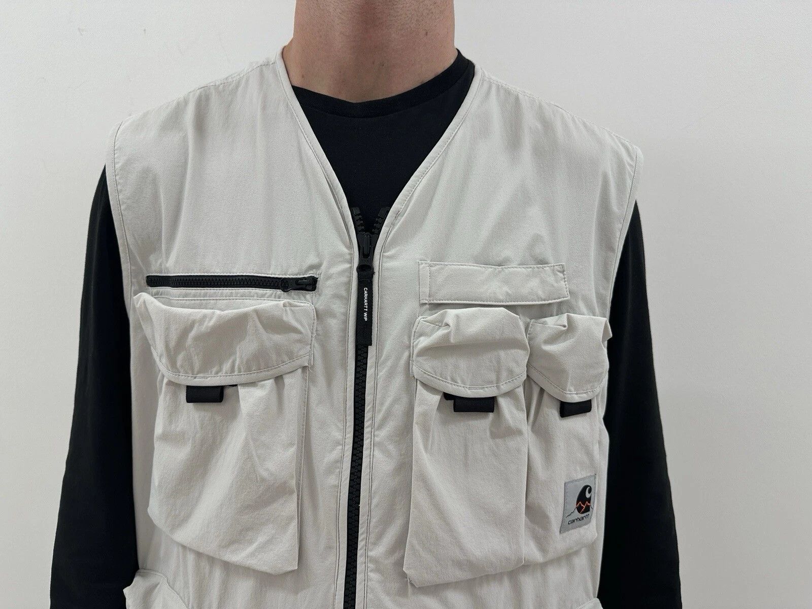 Carhartt Wip Carhartt WIP Hayes Vest White Pebble Mens Size US XL / EU 56 / 4 - 2 Thumbnail