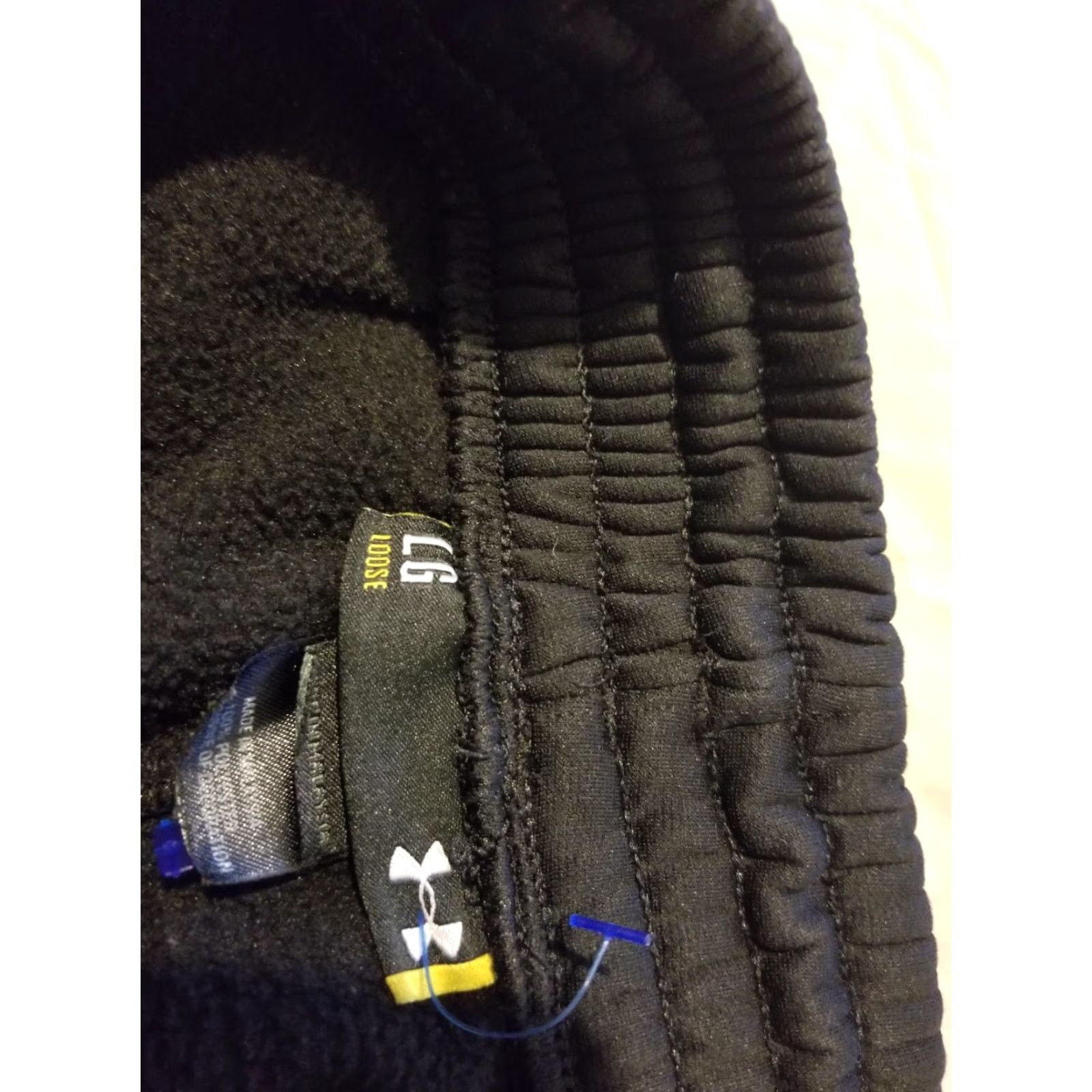 Under Armour Mens Under Armour Pants L Large Black Athletic Gym Workout Sweatpants Size US 33 - 5 Thumbnail
