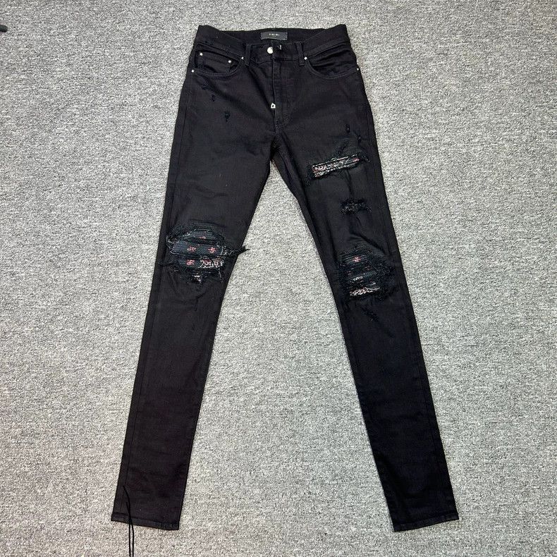 Amiri Amiri Destroyed Pineapple Flower Pudding Jeans Size US 31 - 1 Thumbnail