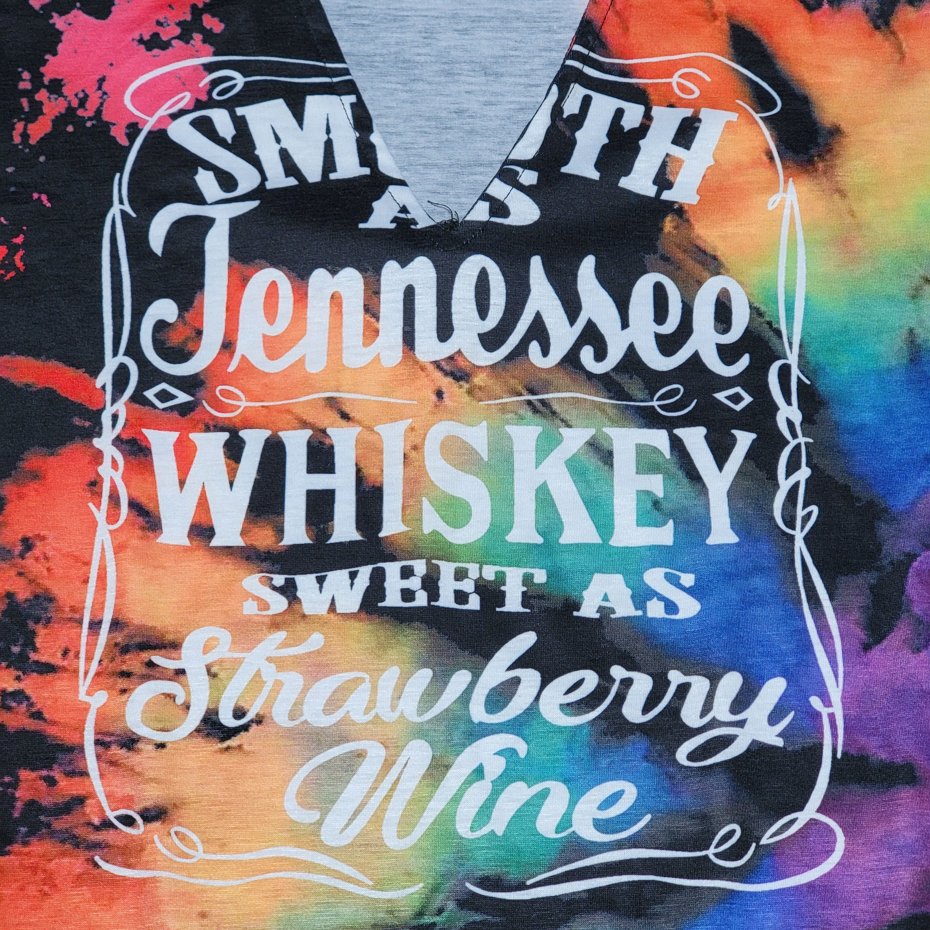 Other SS V-Neck Tee "Smooth As Tennessee Whiskey.." - Junior XL Size XL / US 12-14 / IT 48-50 - 2 Thumbnail