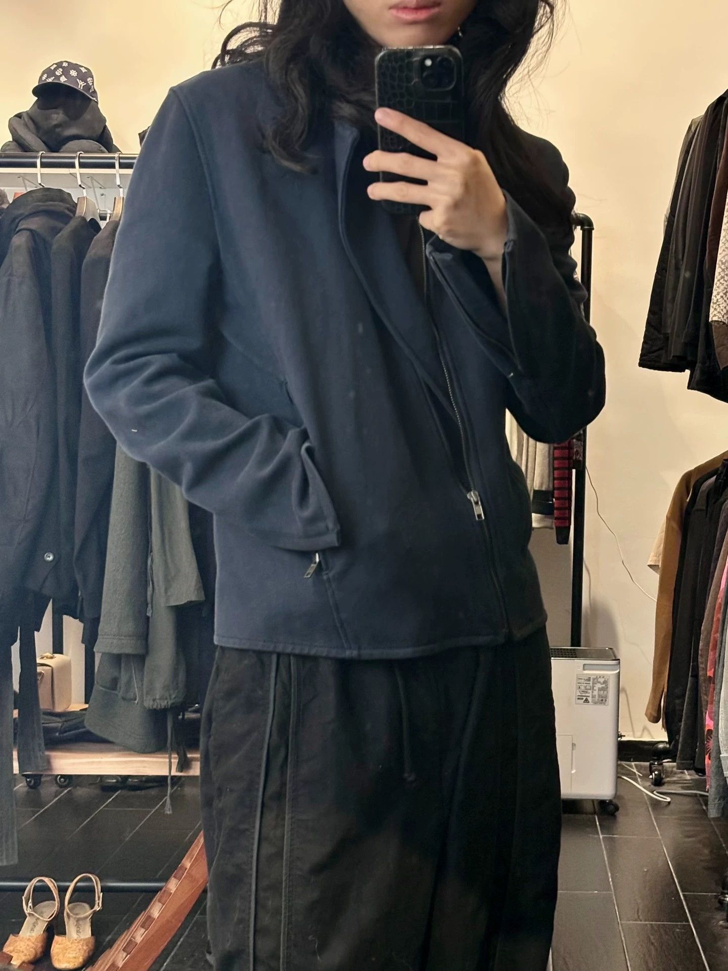 Maison Margiela Black Zip-Front Light Jacket Size S Size US S / EU 44-46 / 1 - 2 Thumbnail