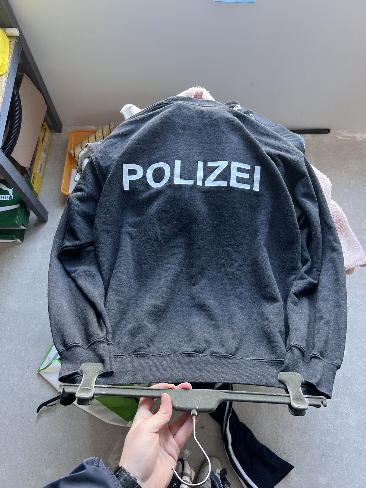 Vintage 00s Vintage Polizei Sweatshirt German Size US M / EU 48-50 / 2 - 5 Thumbnail
