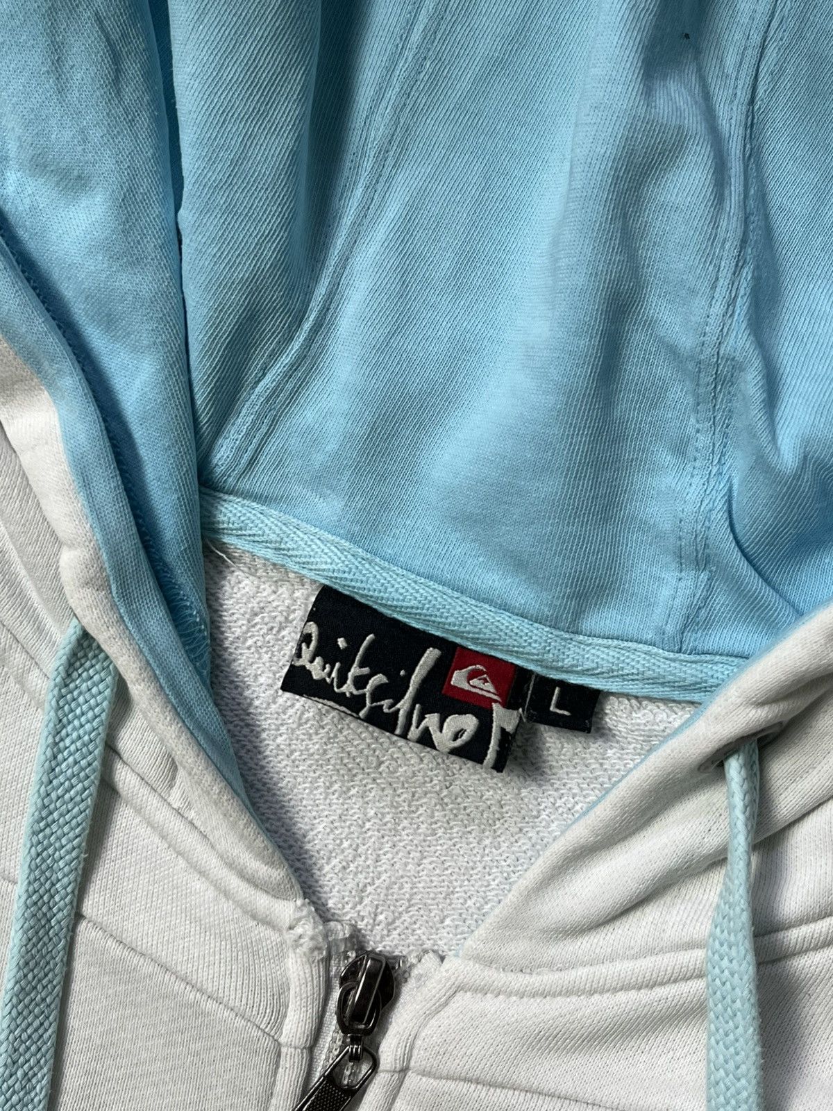 Quiksilver × Vintage Vintage Quiksilver Zip Up Hoodie Y2K Style Size US L / EU 52-54 / 3 - 8 Thumbnail