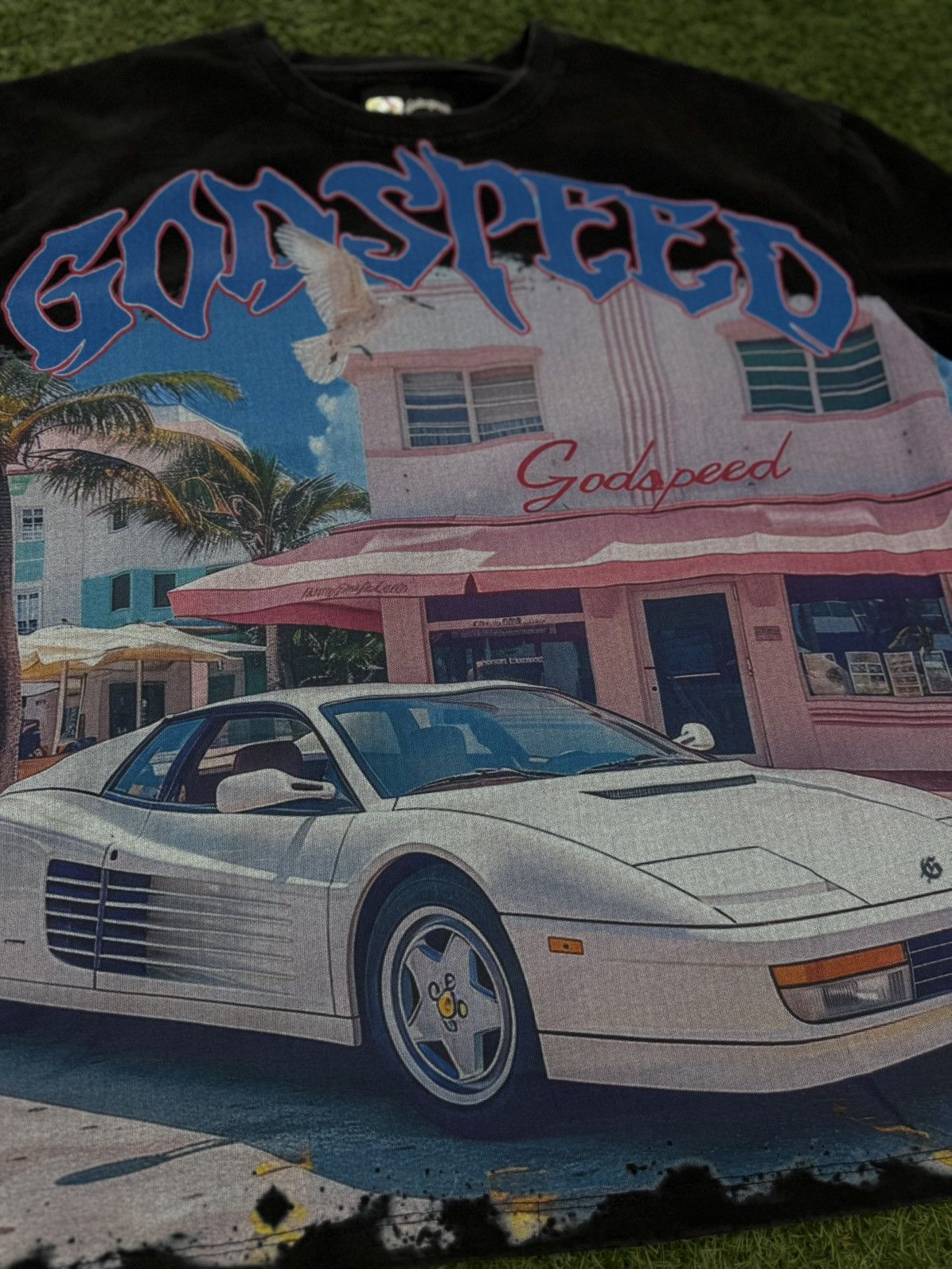 Godspeed Godspeed Black Miami Car Tee Shirt Size XL (NEW) Size US XL / EU 56 / 4 - 2 Thumbnail