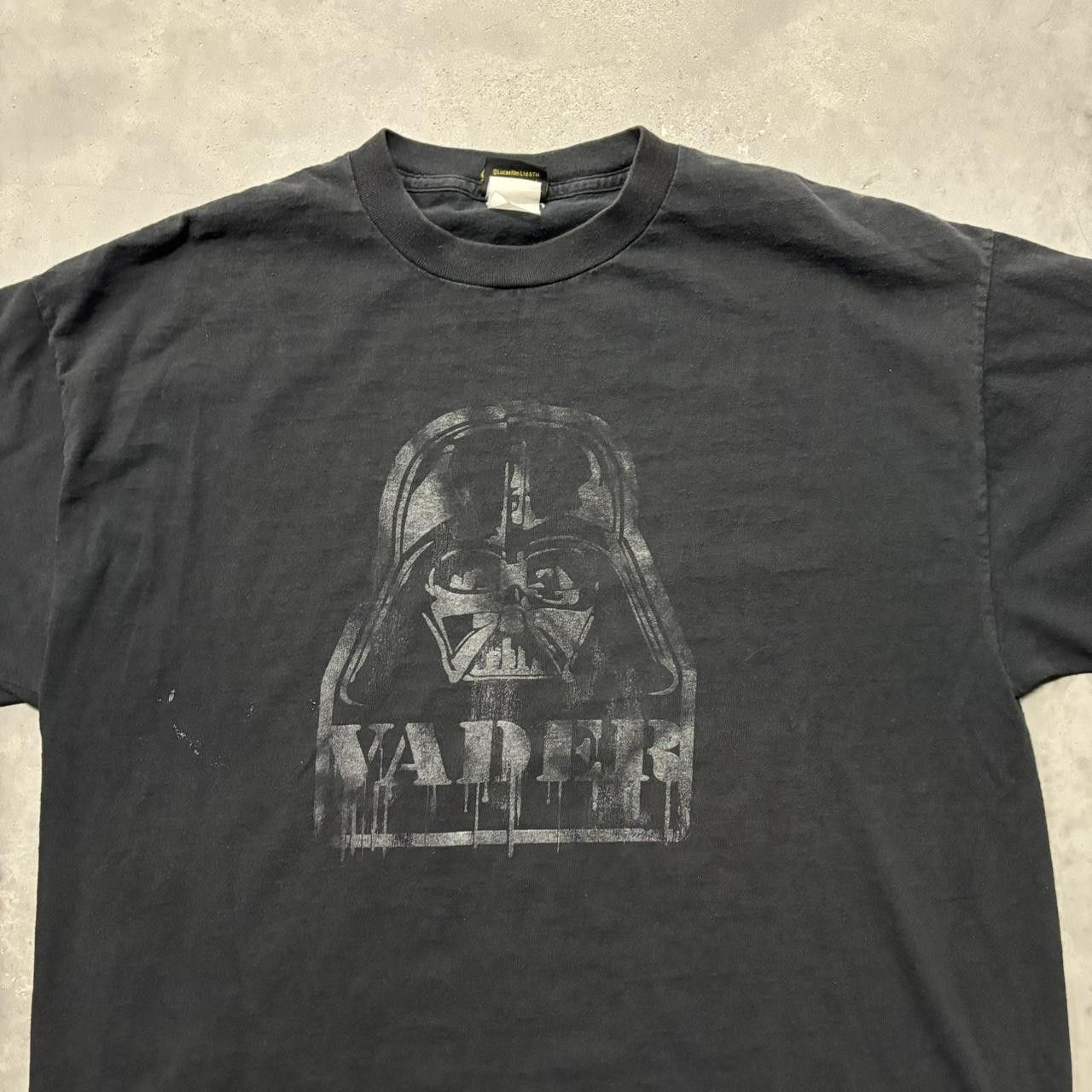 Star Wars × Vintage Crazy Vintage Y2K/2000s Faded Star Wars Darth Vader Graphic Tee! Size US L / EU 52-54 / 3 - 2 Thumbnail