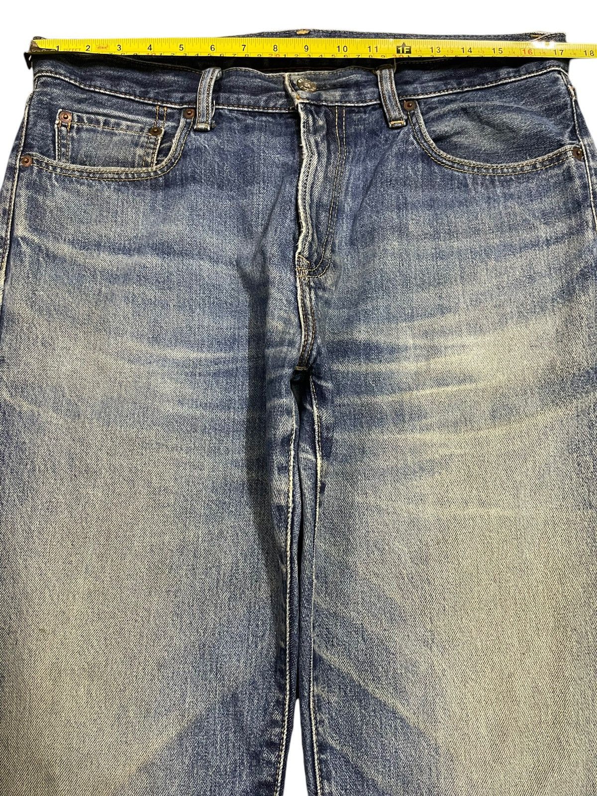 Uniqlo Vintage Japanese Uniqlo Blue Mud Wash Style Loose Jeans Size US 34 / EU 50 - 11 Thumbnail