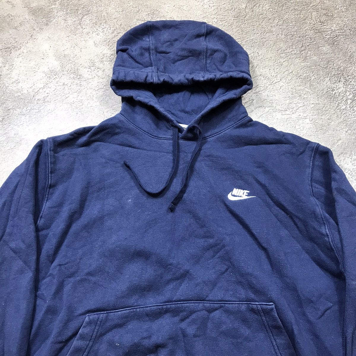 Vintage Vintage 2000s Nike Swoosh Hoodie Y2K Streetwear Navy Logo XL Size US XL / EU 56 / 4 - 3 Thumbnail