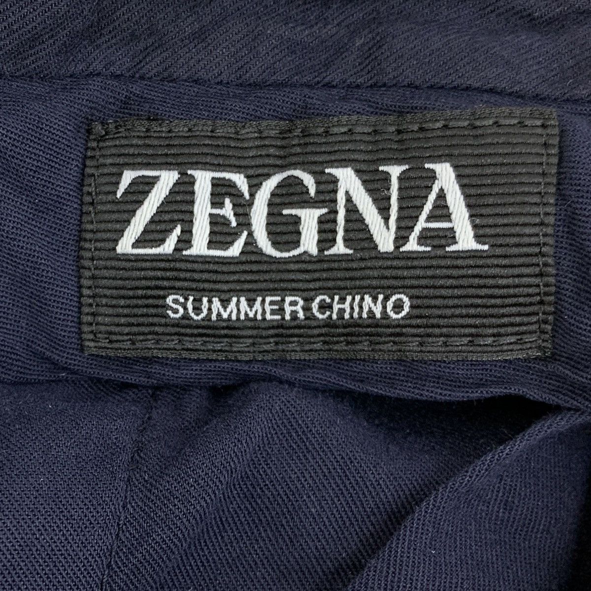 Z Zegna Zegna Navy Cotton Casual Shorts K26WX Size US 40 / EU 56 - 5 Thumbnail