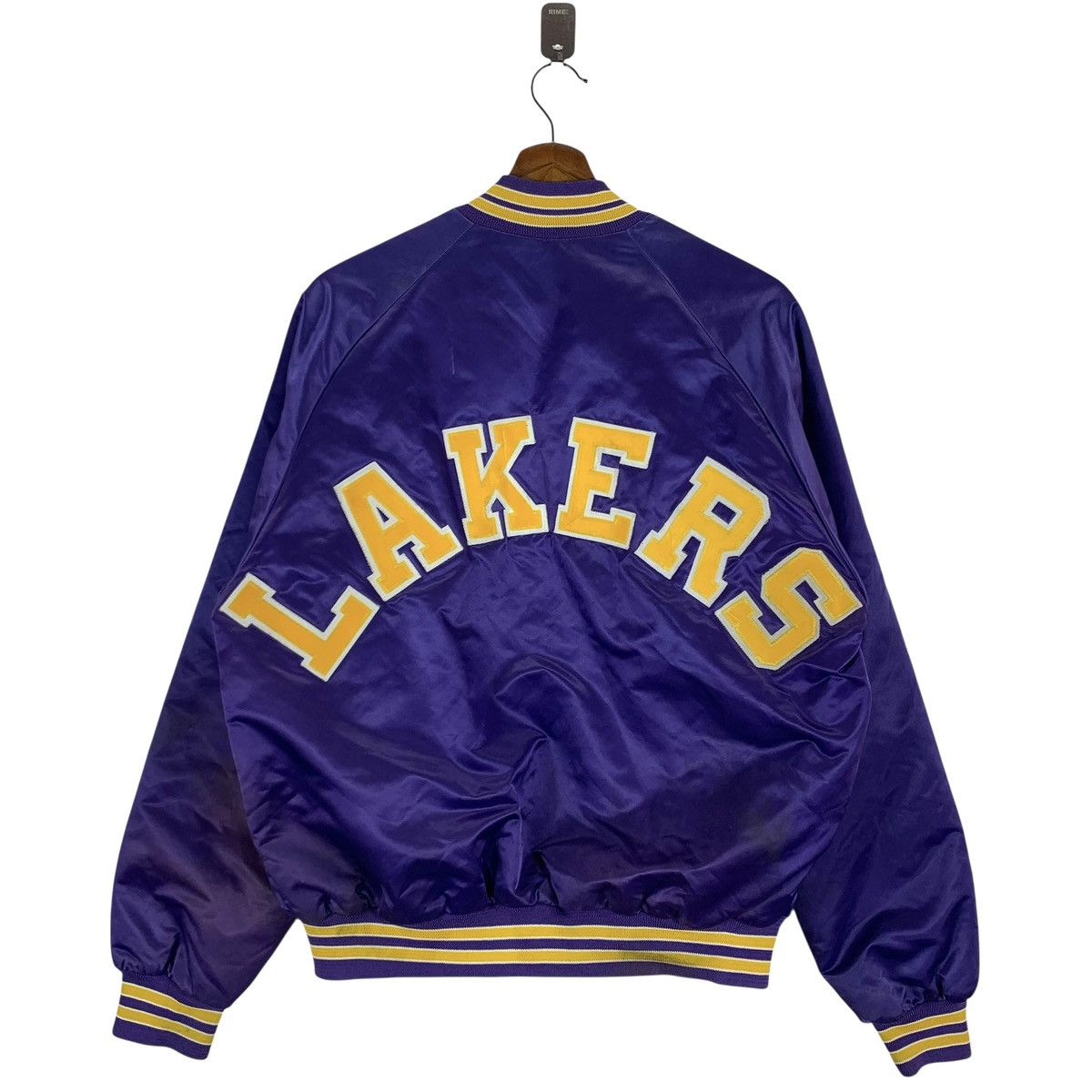 NBA VINTAGE LOS ANGELES LAKERS NBA VARSITY SATIN JACKET Size US M / EU 48-50 / 2 - 8 Thumbnail