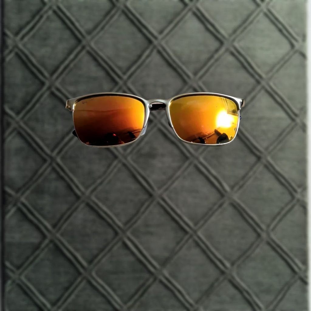 Vintage Ray-Ban Sunglasses RB3508 54 14-35 Gold Rim Frame Burnt Orange Lenses Italy Made Unisex Adults Metal full rim Size ONE SIZE - 1 Thumbnail