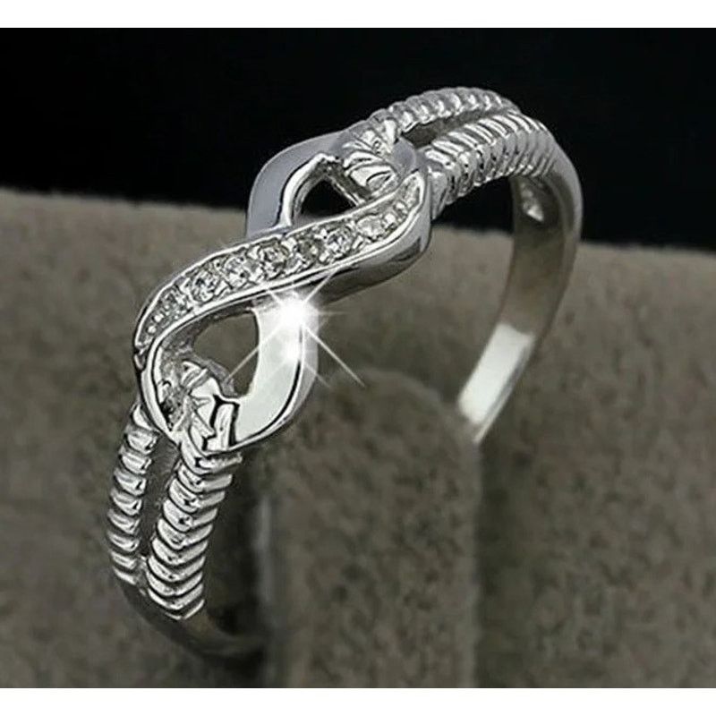 Other New Infinity 925 Sterling Silver Ring Size ONE SIZE - 1 Thumbnail
