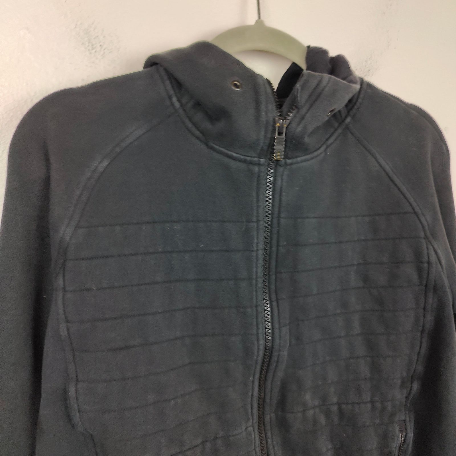 Lululemon Lululemon Fleece Be True Hoodie 8 Black Cotton Full Zip Size M / US 6-8 / IT 42-44 - 4 Thumbnail