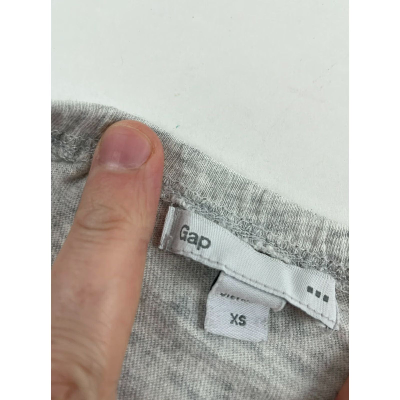Gap Gap Shirt Women's XS Gray Off Shoulder Long Sleeve Bell Casual Size XS / US 0-2 / IT 36-38 - 6 Thumbnail