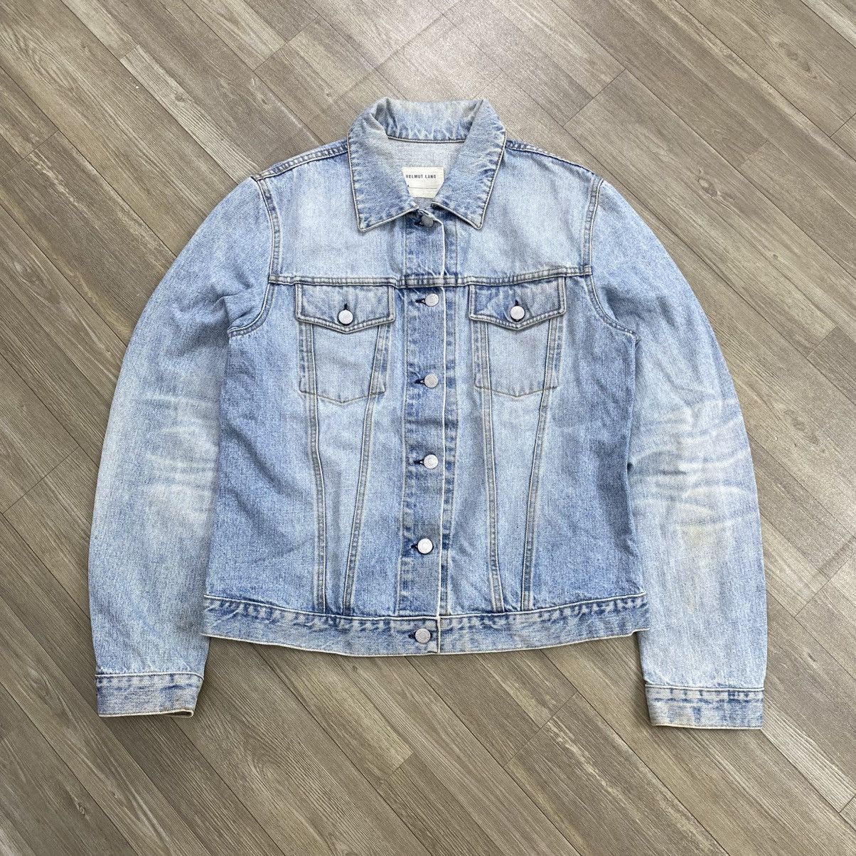 Vintage Helmut Lang Type III Light Blue Denim Jacket Luxury