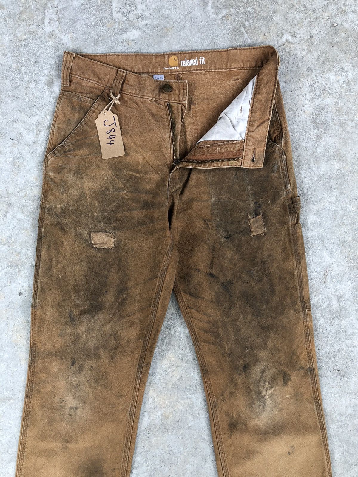 Carhartt Carharrt Distressed Jeans Carpenter Size US 32 / EU 48 - 3 Thumbnail