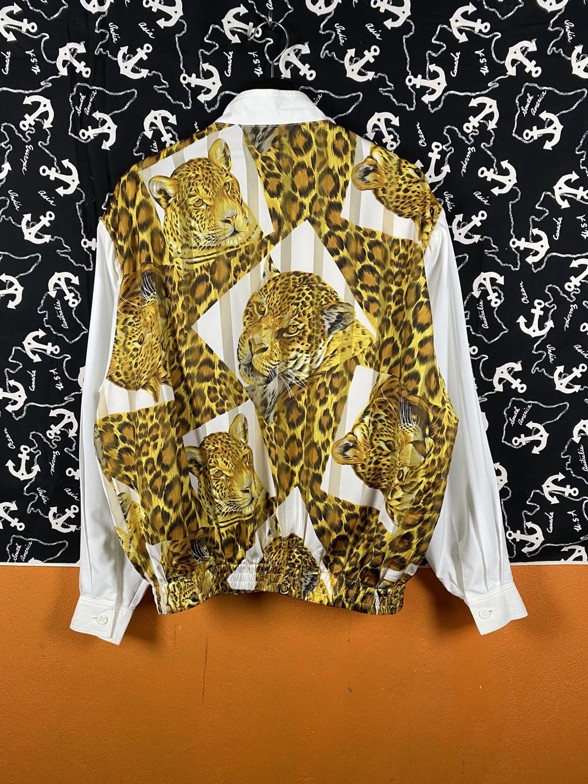 Japanese Brand Alpha Scene Leopard Statement Animal Print L/weight Jacket Size L / US 10 / IT 46 - 15 Thumbnail