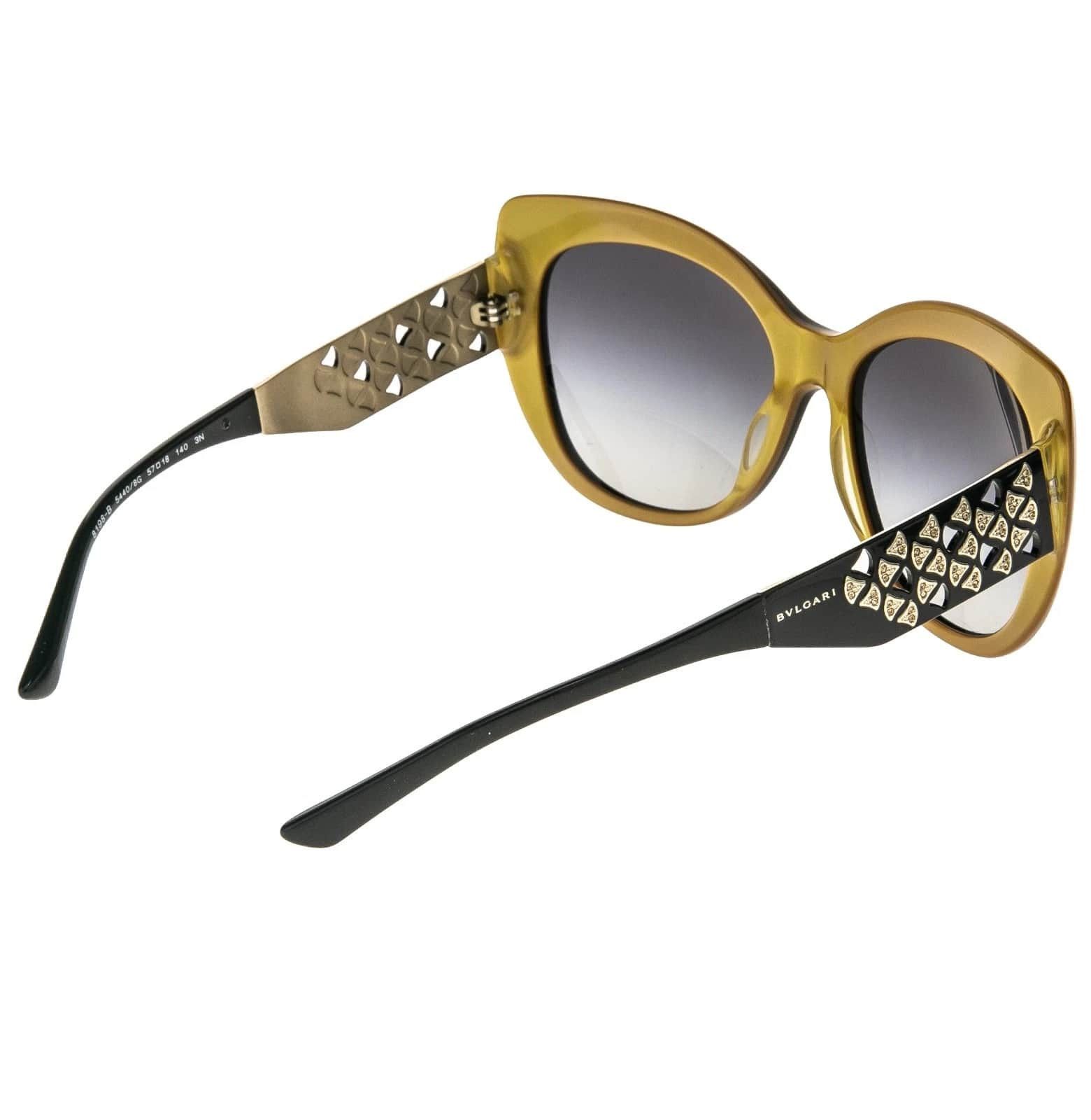 Bvlgari BULGARI BV8198B 8198 DIVAS DREAM TRILAYER Black Sunglasses Size ONE SIZE - 11 Thumbnail