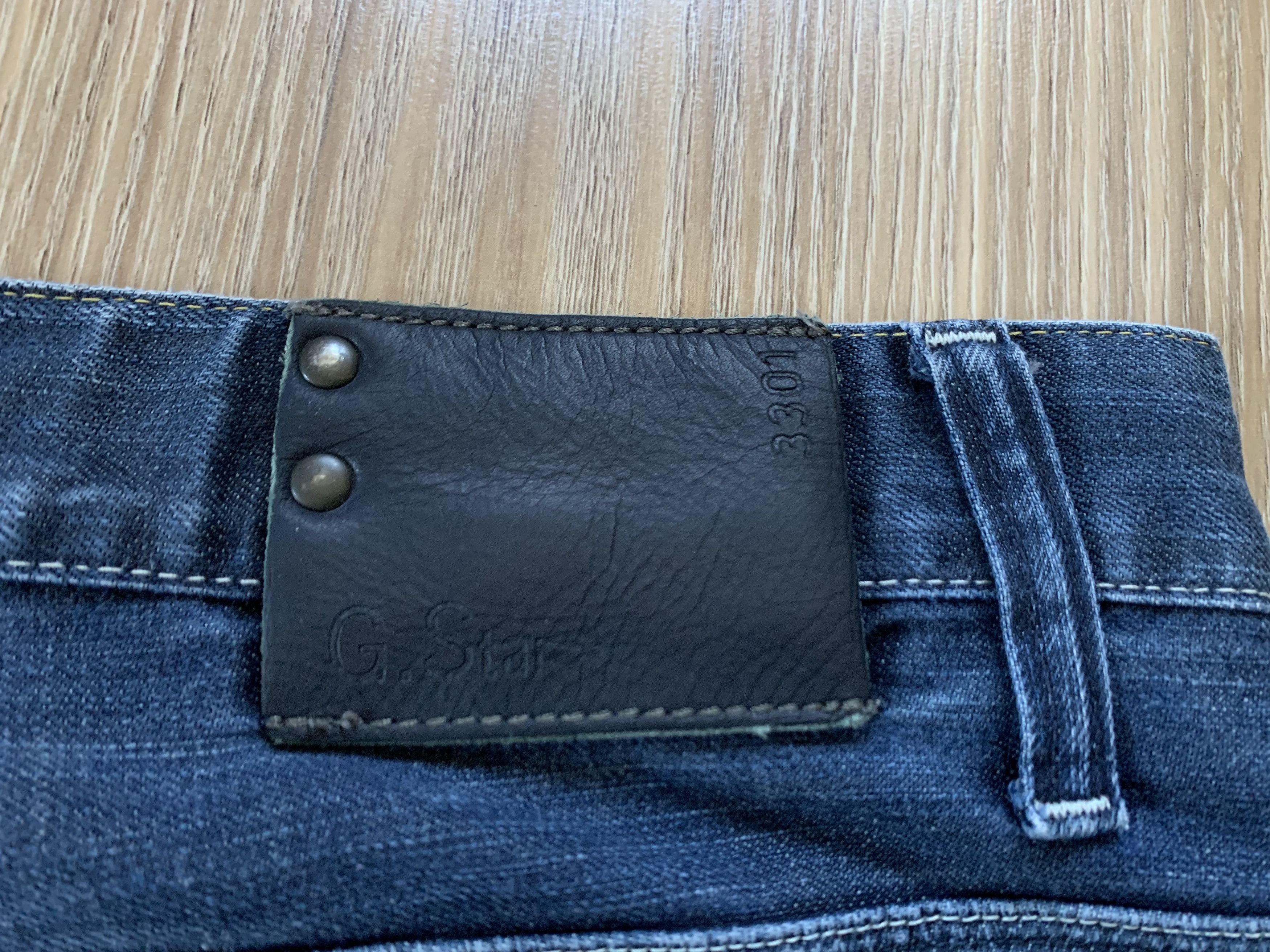 G-Star × Vintage Vintage G Star Raw 3301 Distressed Denim Jeans Size US 34 / EU 50 - 9 Thumbnail