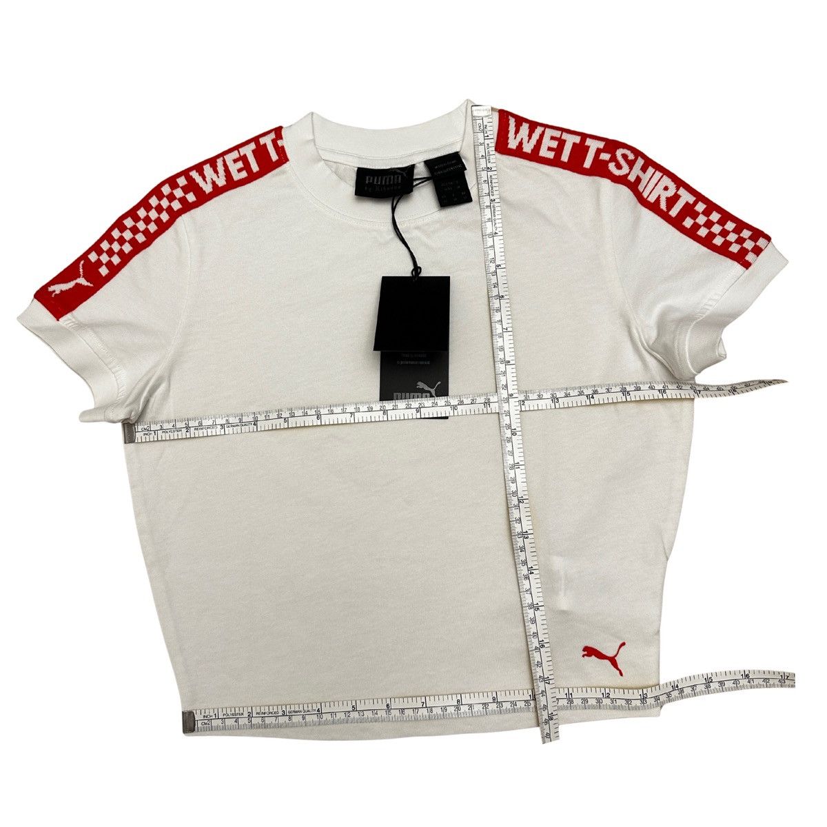 Fenty × Puma FENTY x PUMA by Rihanna "WETT-SHIRT" Cropped Tee Size M Size M / US 6-8 / IT 42-44 - 7 Thumbnail
