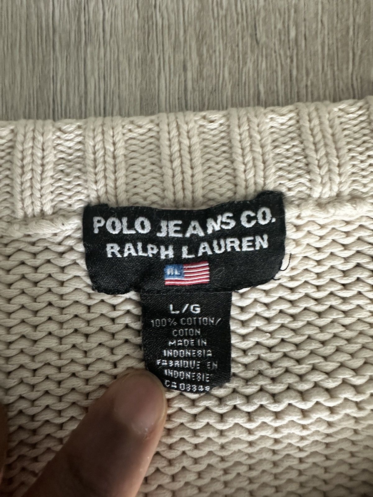 Polo Ralph Lauren Polo Ralph Lauren Iconic Flag Sweater Size US L / EU 52-54 / 3 - 3 Thumbnail