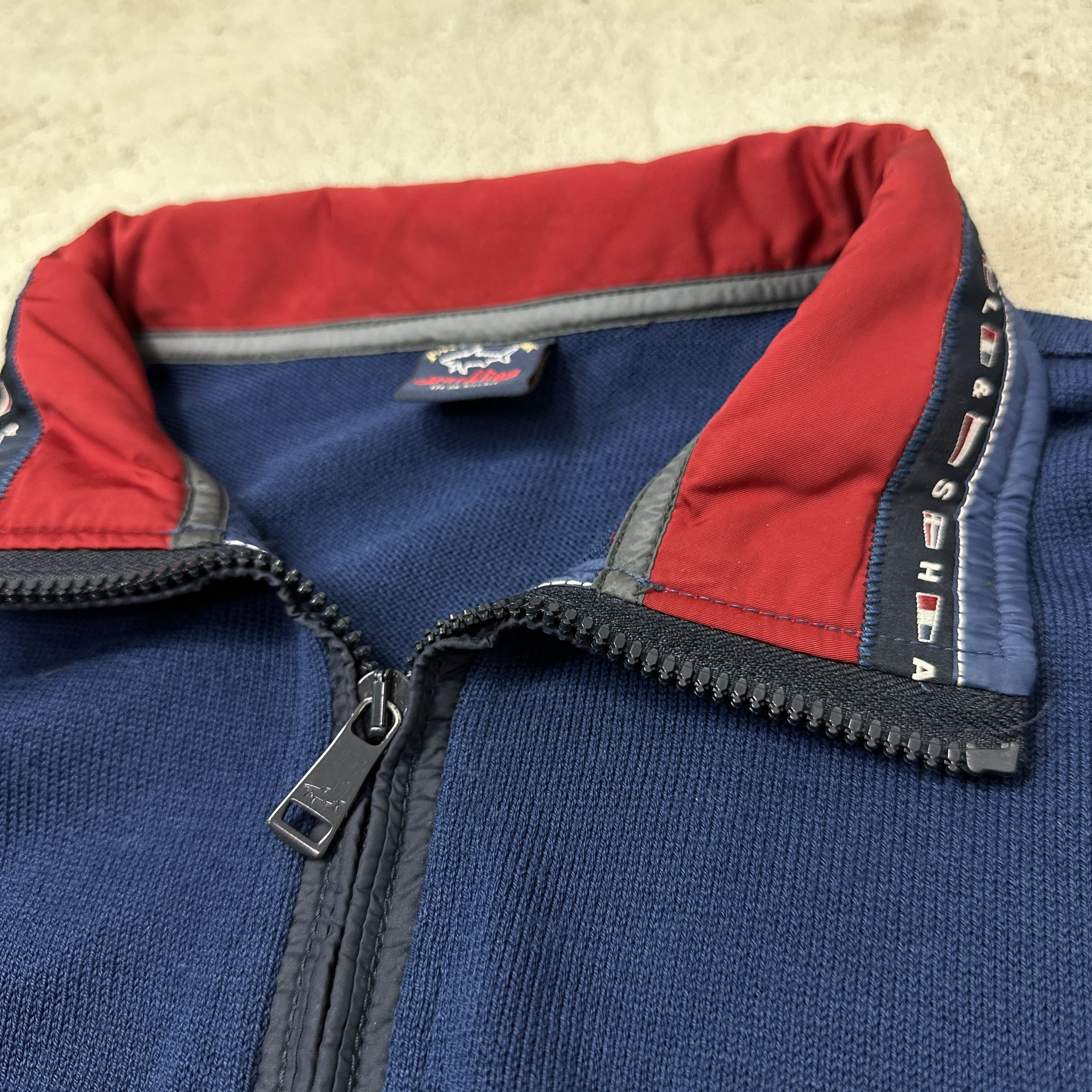 Paul & Shark Vintage Woolen Streetwear Quarter Zip Paul&Shark Sweater Y2K Size US M / EU 48-50 / 2 - 4 Thumbnail