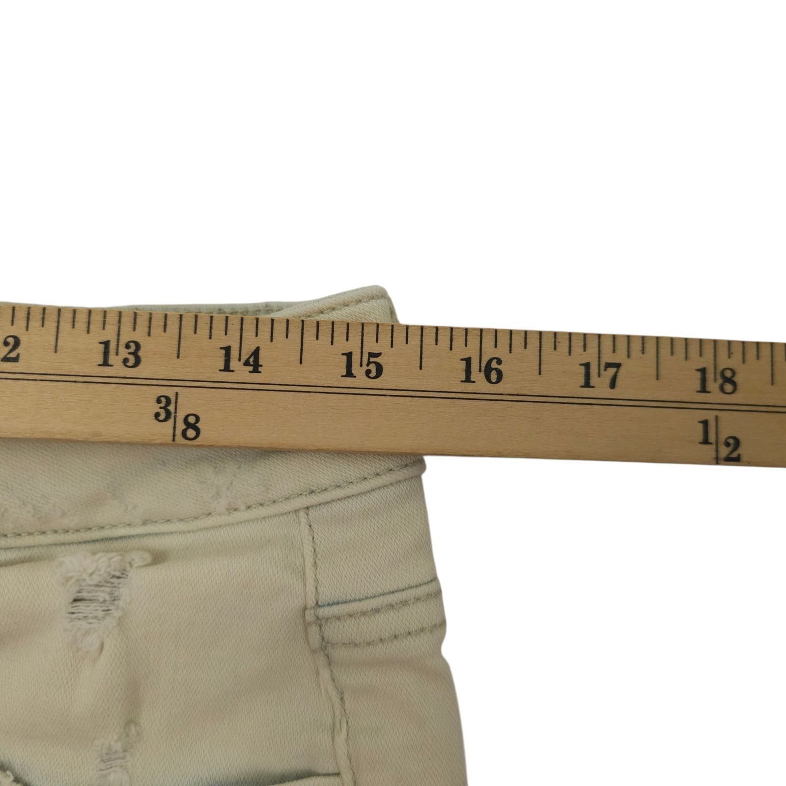 American Eagle Outfitters American Eagle Super Stretch Hi-Rise Shortie 12 Bleached Size 34" / US 12 / IT 48 - 18 Thumbnail