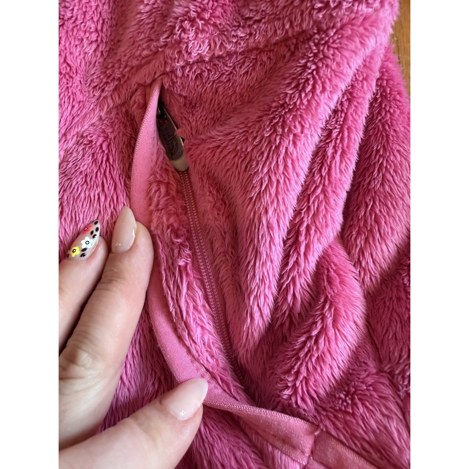 The North Face The North Face Jacket Small Pink Soft Fleece Hooded Full Zip Size S / US 4 / IT 40 - 8 Thumbnail