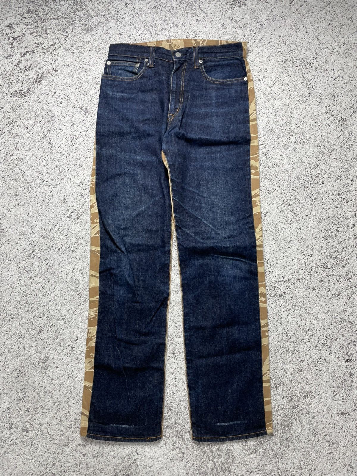 KOJIMA GENES Kojima Genes Hybrid Tiger Camouflage Travis Denim Jeans Size US 31 - 2 Thumbnail