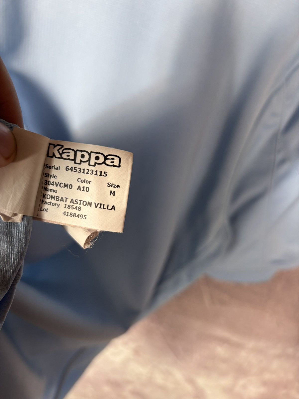 Kappa Aston Villa Kappa 2019/20 Pro Away Soccer Jersey Shirt Size US M / EU 48-50 / 2 - 10 Thumbnail