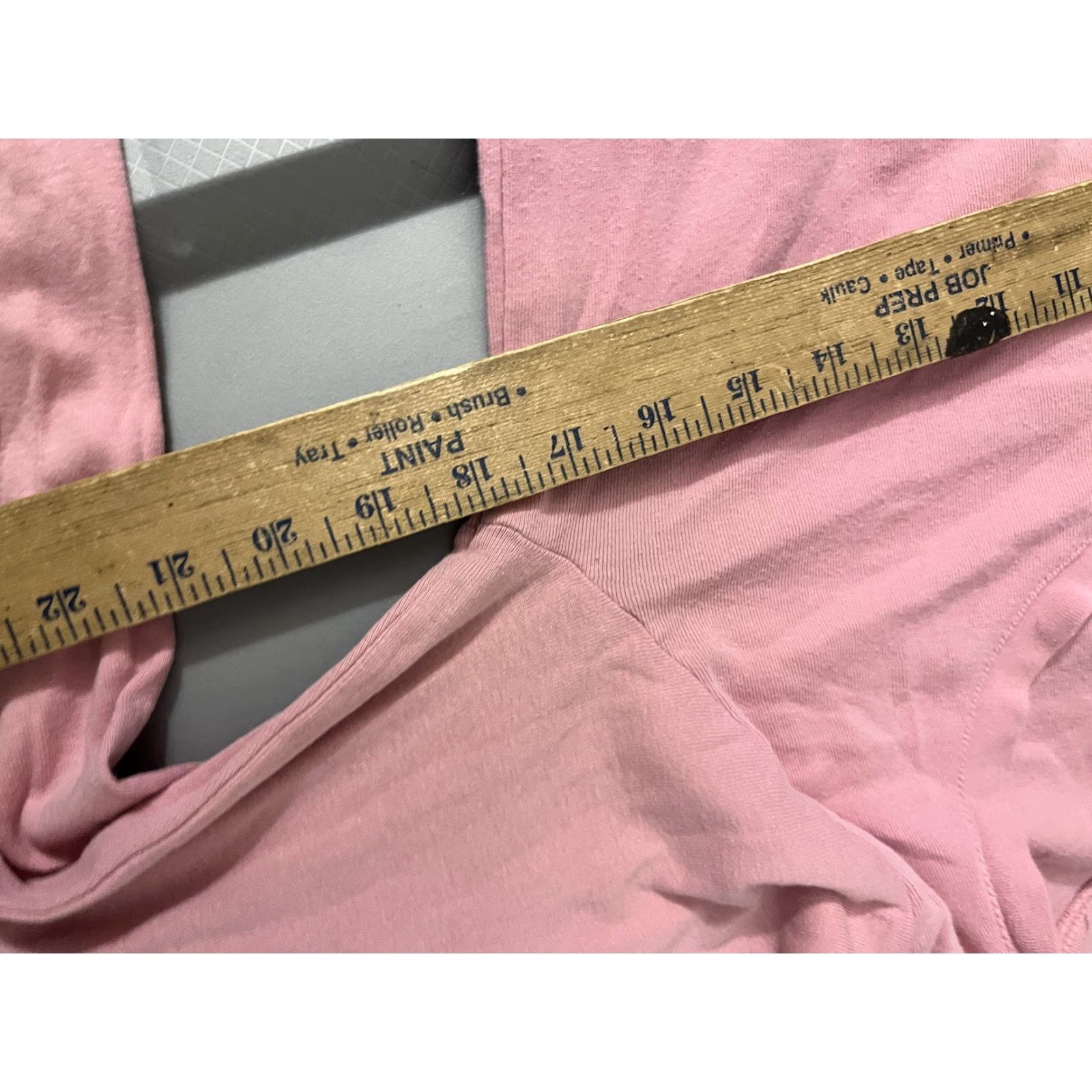Gap GAP Shirt Women's L Pink Solid V-Neck T-Shirt Size L / US 10 / IT 46 - 5 Thumbnail