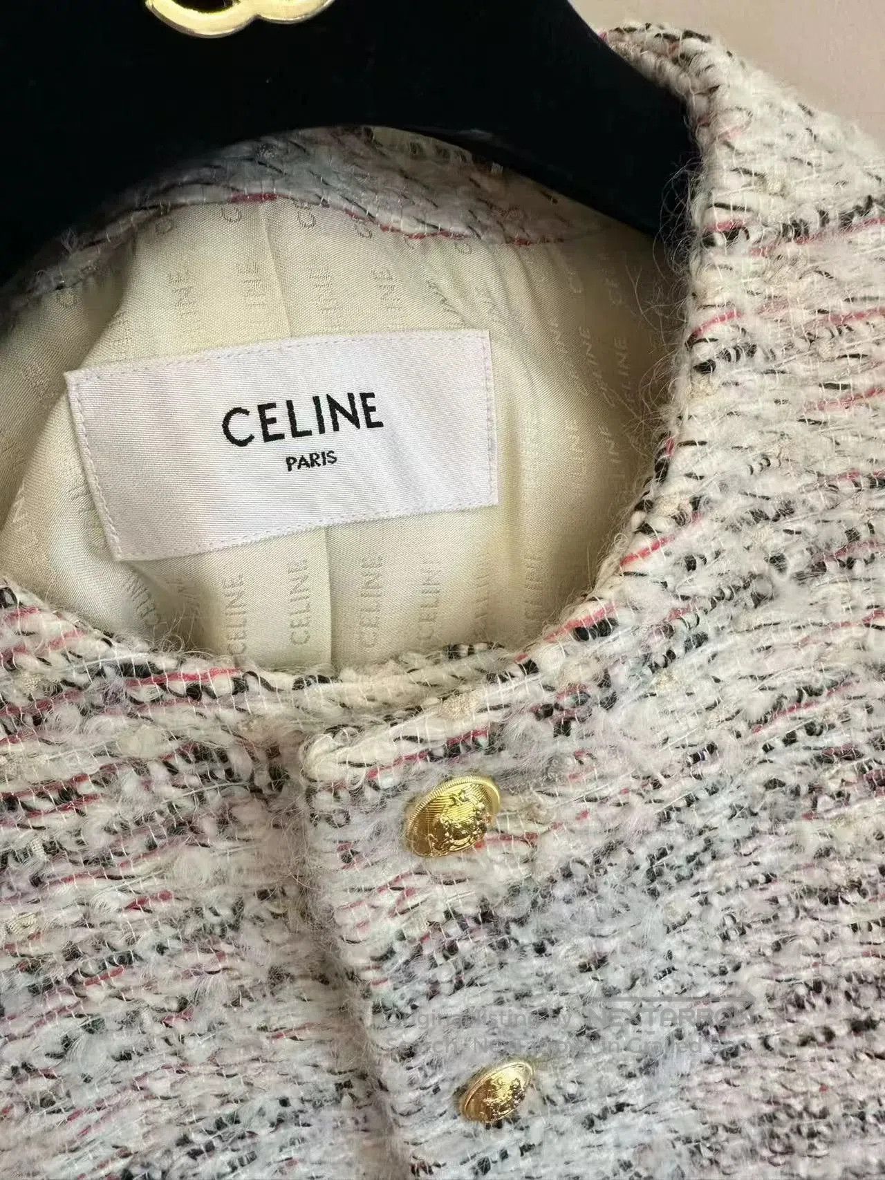 Celine Celine 2023 Cropped Tweed Coat. Size M / US 6-8 / IT 42-44 - 4 Thumbnail