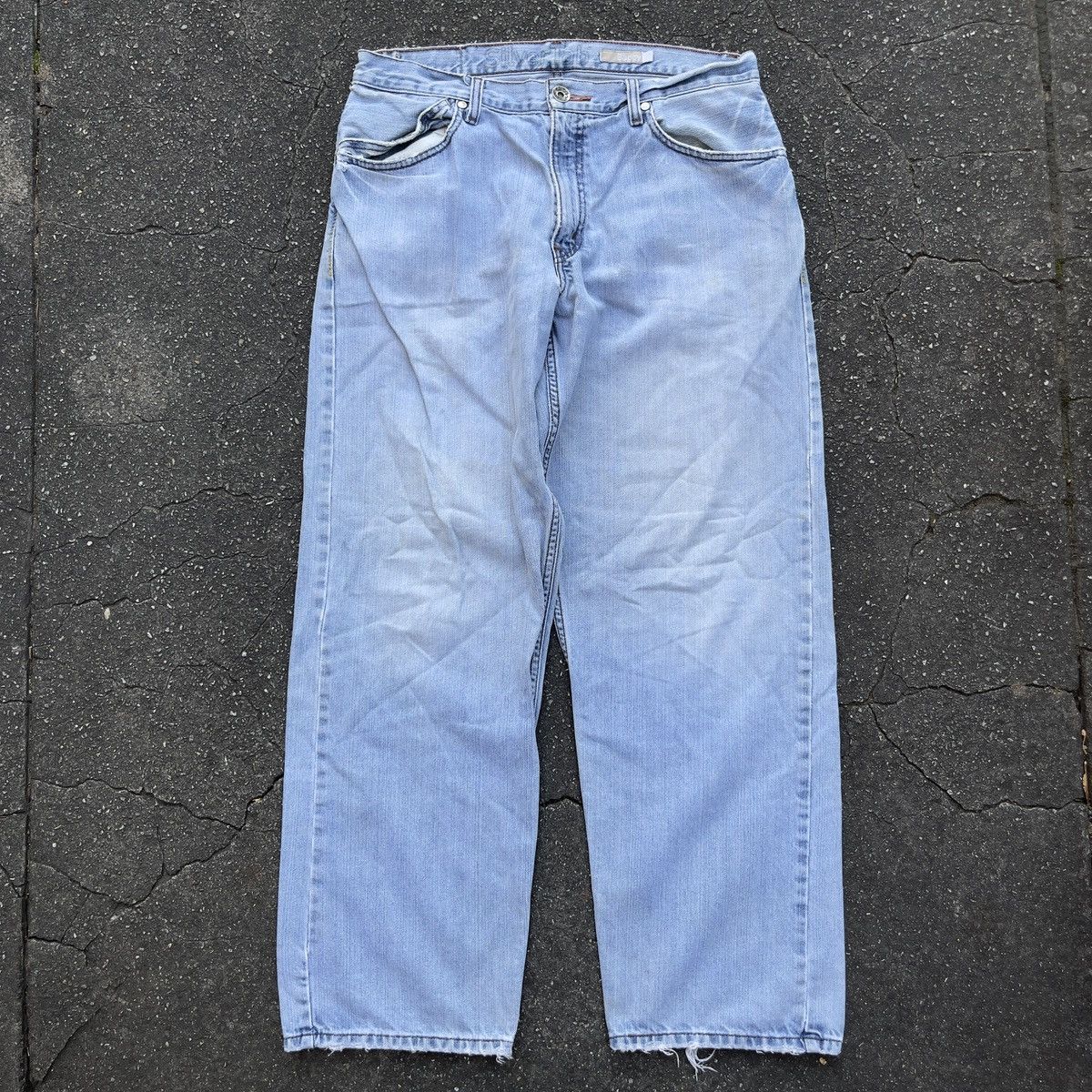 Vintage Vintage Y2K LEVIS BAGGY Silver Tab Jeans | Grailed