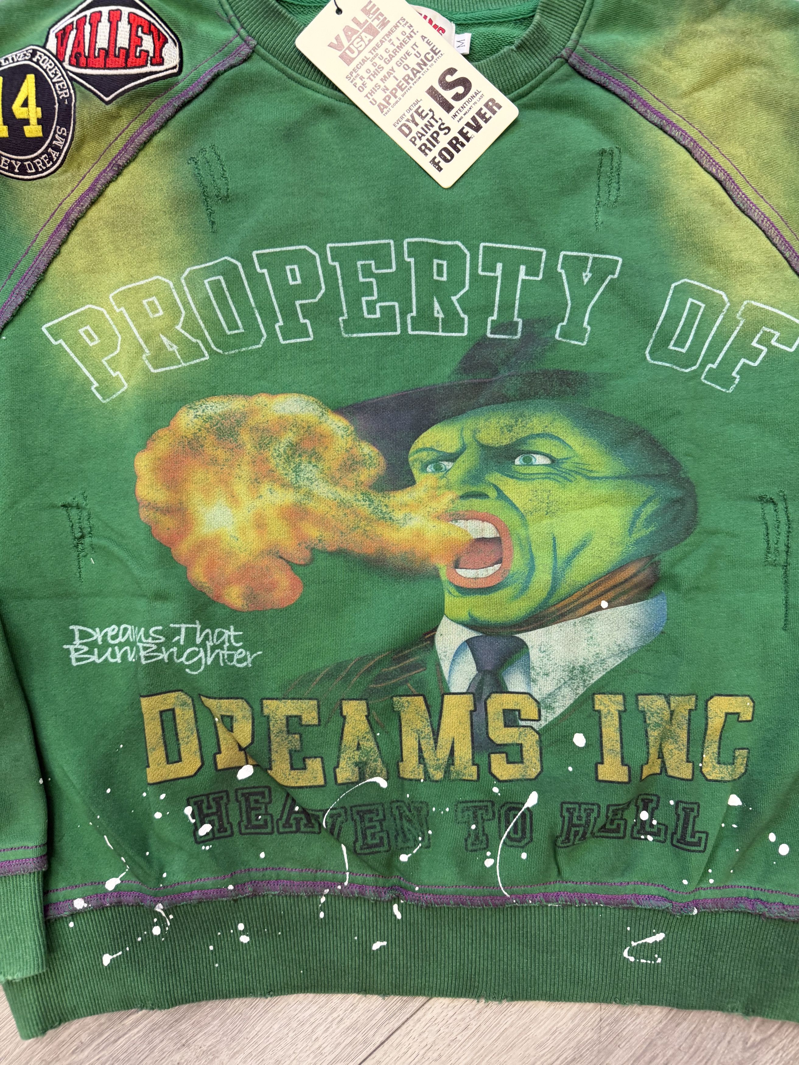 Vale Vale Forever Green Hot Breath Crewneck Sweater Size XL Size US XL / EU 56 / 4 - 2 Thumbnail