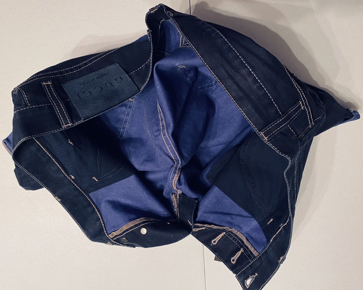 Gucci Gucci 🇮🇹 Caspian Blue Whiskered Denim Conductor Shorts 36 NWT Size US 36 / EU 52 - 9 Thumbnail