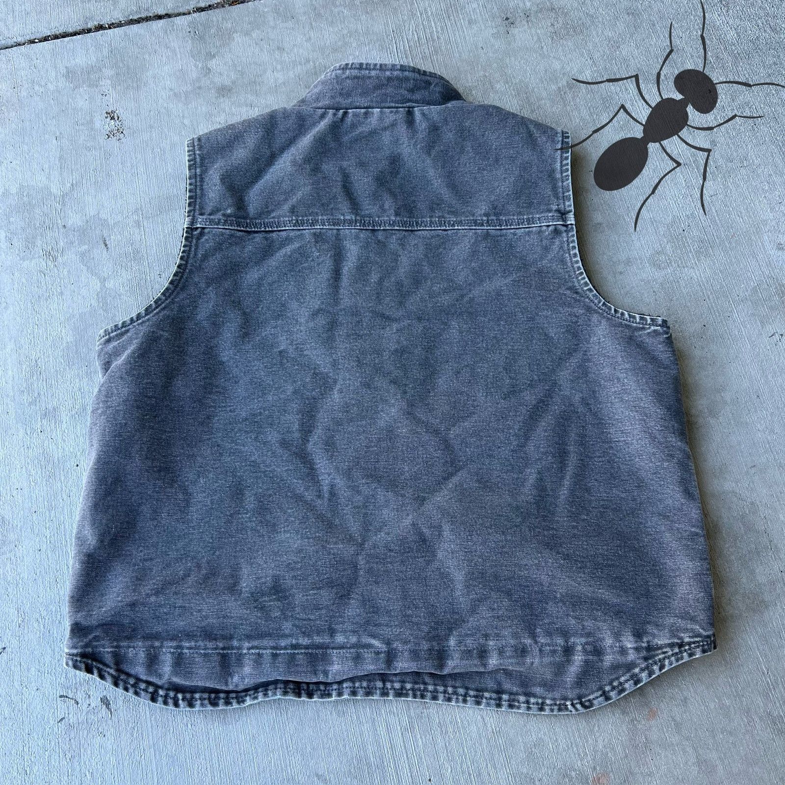 Carhartt × Vintage Carhartt V33 GVL gray work wear vest Size US XXL / EU 58 / 5 - 5 Thumbnail
