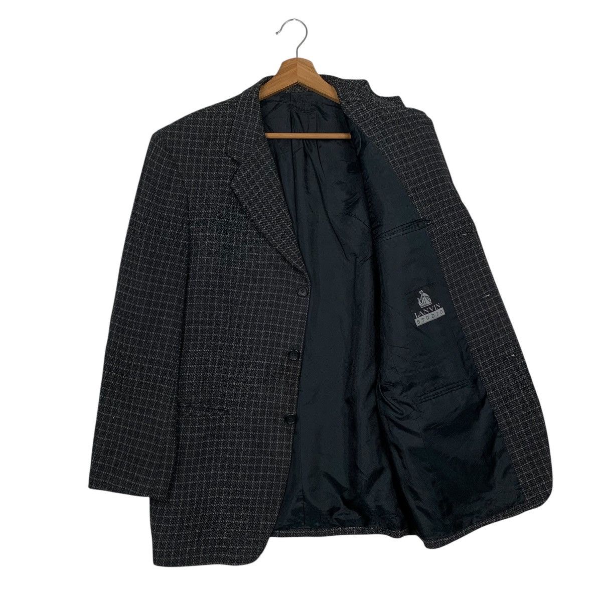 Lanvin Lanvin Studio Wool Plaid Casual Jacket Size US M / EU 48-50 / 2 - 9 Thumbnail