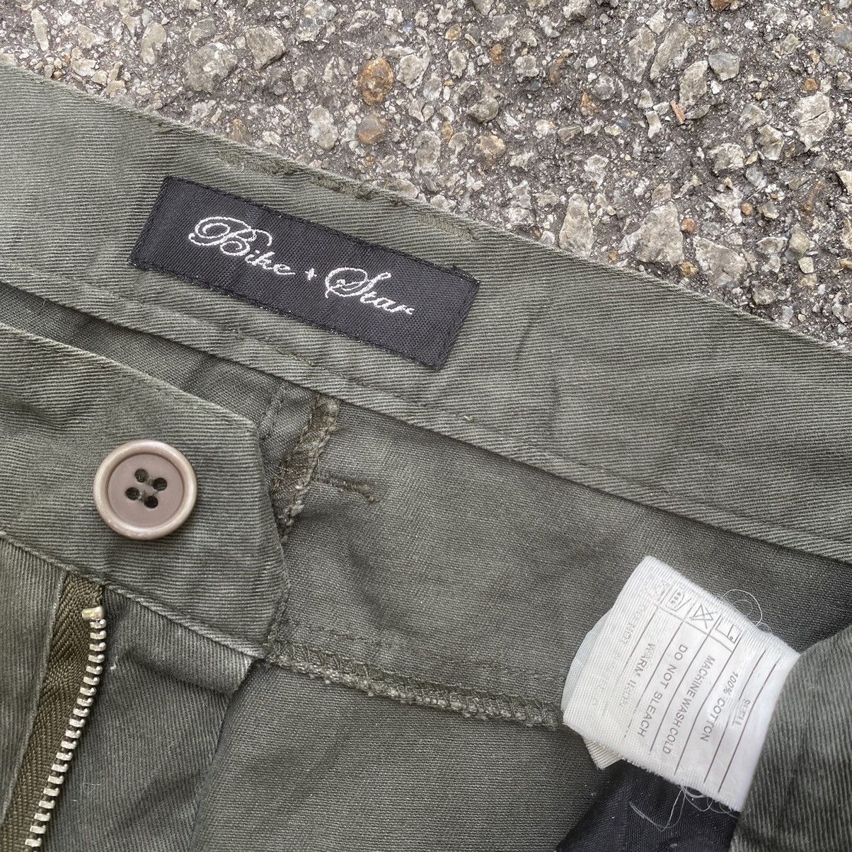 Hysteric Glamour × Japanese Brand Cargo Double Knee Bondage Pants Multi Pocket Grunge Punk Size US 30 / EU 46 - 7 Thumbnail