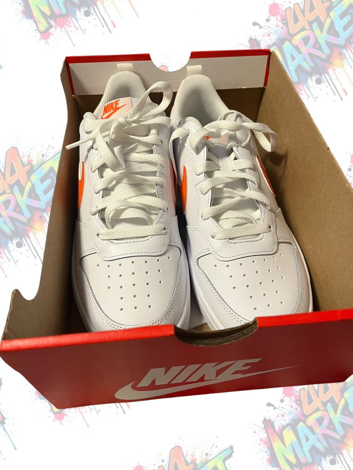Nike New NIKE COURT BOROUGH LOW 2 (GS) Size US 8 / IT 38 - 4 Thumbnail