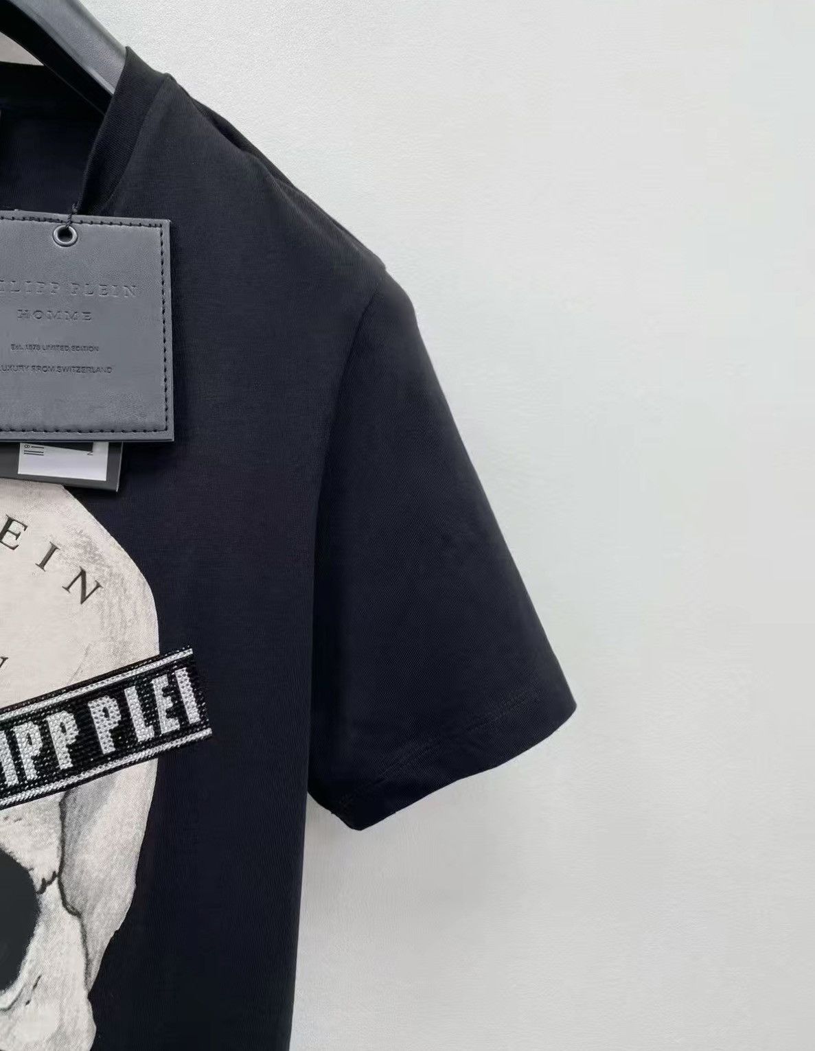 Philipp Plein PHILIPP PLEIN Rhinestone Cotton Short Sleeve T-shirt J30 Size US S / EU 44-46 / 1 - 5 Thumbnail