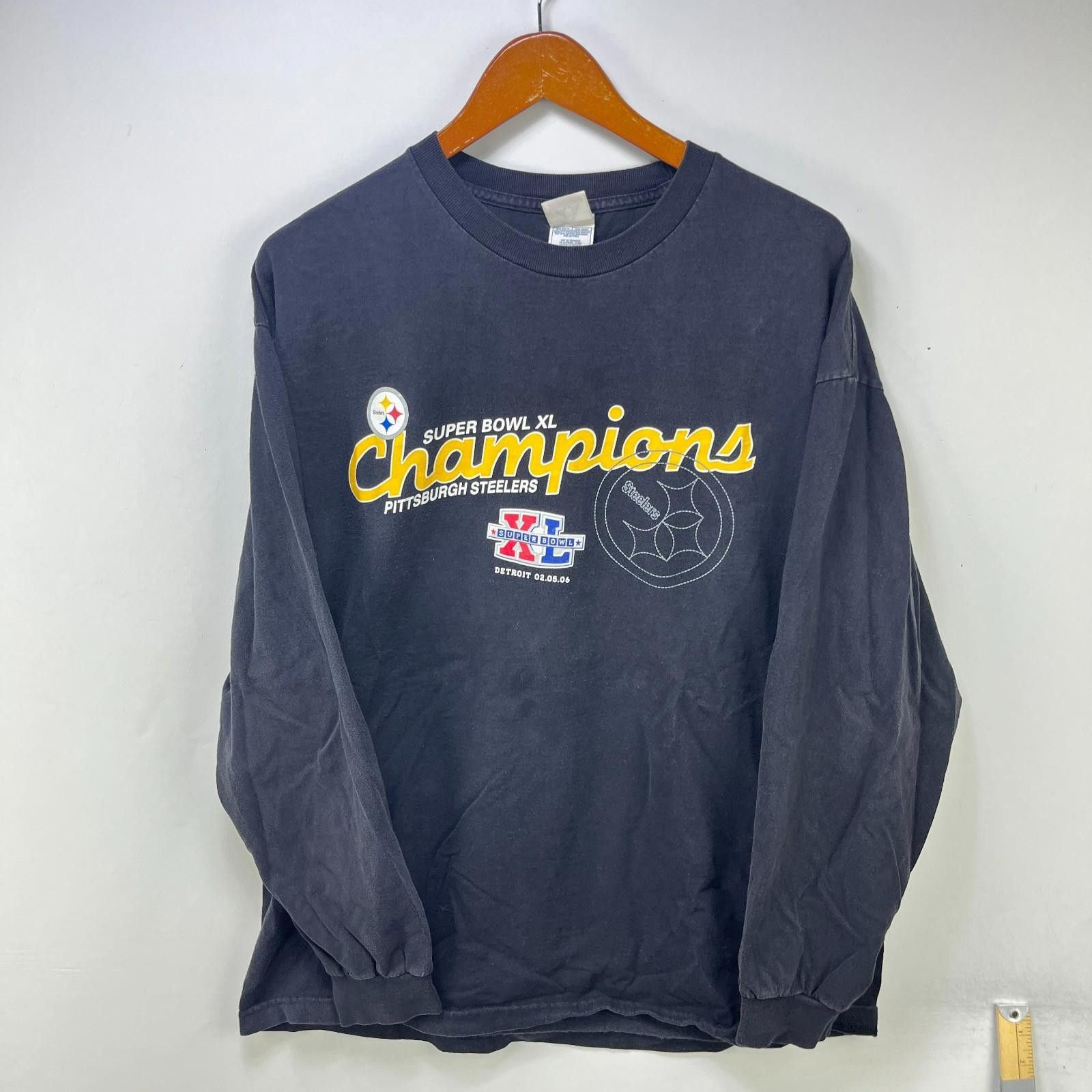 Other Vintage Pittsburgh Steelers Champions LS Shirt XL Size ONE SIZE - 1 Thumbnail