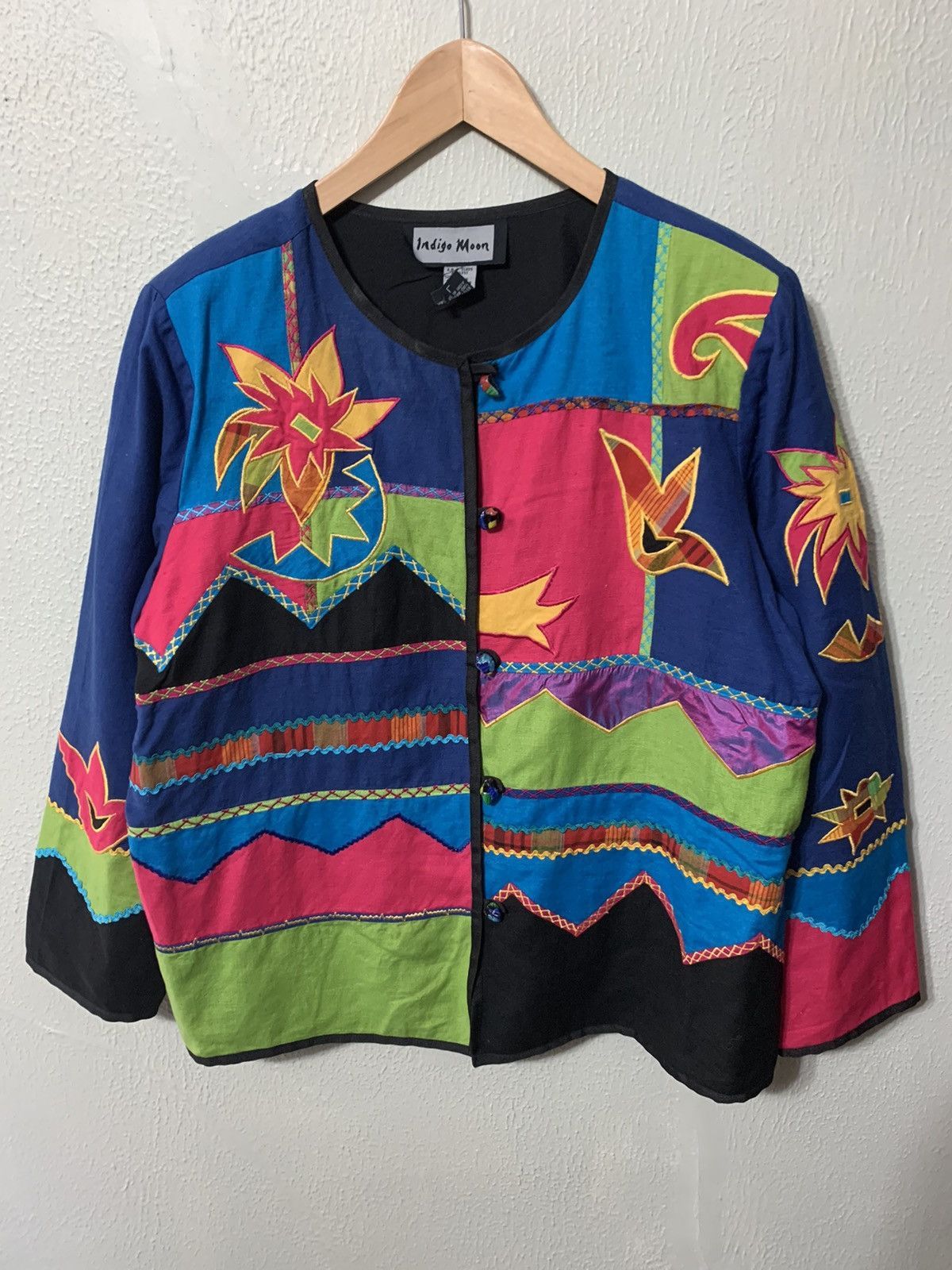 Vintage Vintage Psychedelic Mod Cardigan Size US L / EU 52-54 / 3 - 1 Thumbnail