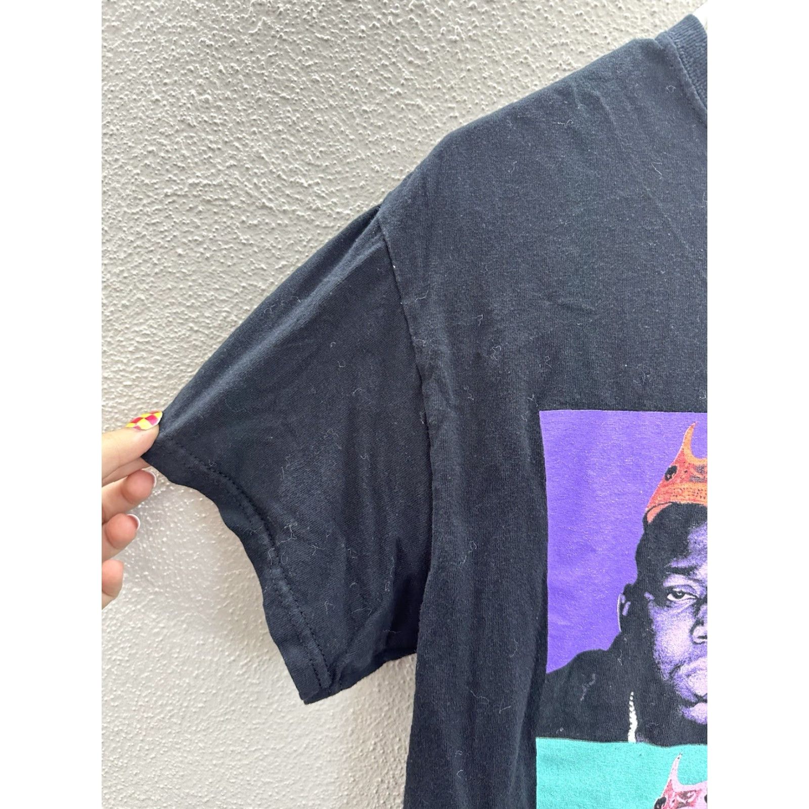Vintage The Notorious BIG T-Shirt Size Medium Black Short Sleeve Graphic Shirt Size M / US 6-8 / IT 42-44 - 2 Thumbnail