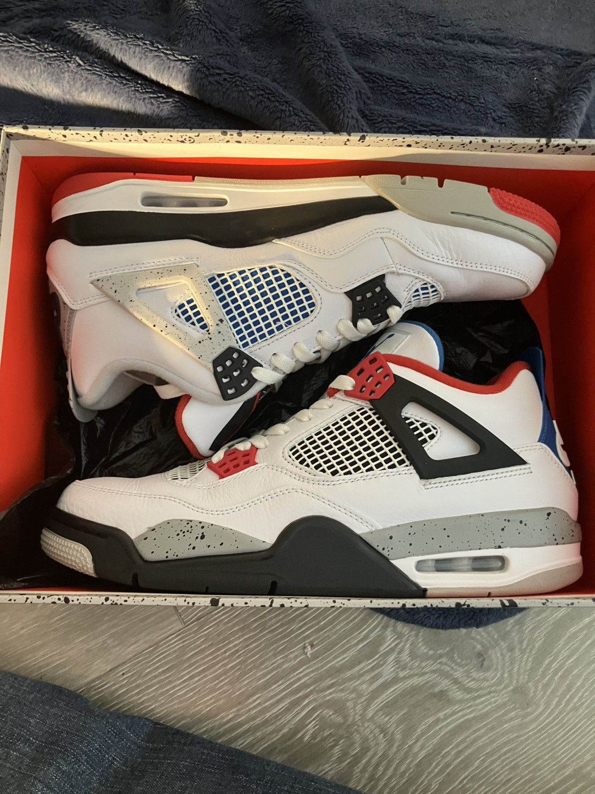 Jordan Brand NIKE AIR JORDAN 4 IV WHAT THE CI1184146 MENS 10.5 Size US 10.5 / EU 43-44 - 15 Thumbnail